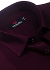 Blended Linen Wine Shirt for Men