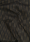 Linen Jute Full Black Colour with Golden Line Shirt for Men