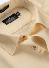 Pure Linen Cotton Khadi Shed lemon Colour