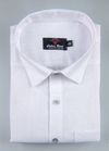 100% Matty Cotton Pure White Shirt for Men's