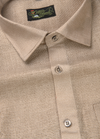 Linen Jute Light Foam Colour Shirt For Men
