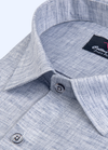 Linen Cotton Grey ColourFor Men's Shirts