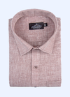 Pure Linen Musturd Colour Men's Shirt