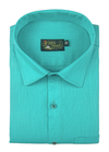 Sunset Royal Linensee Green Rama Colour Mens Shirt