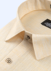 Pure Linen Cotton Khadi Shed lemon Colour