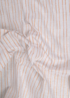 Linen Jute White Colour with Golden Line Shirt for Men