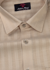 Linen 70% Lee Norwey Lining Chikoo Foam Colour Shirt for Men