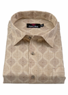 Linen Classic Print foam Colour Men Shirt