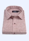 Pure Linen Musturd Colour Men's Shirt