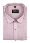 Linen Jute Light Baby Pink Shirt For Men