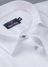 100% Matty Cotton Pure White Shirt for Men's