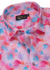 Linen Rusiyano Digital Print Pink Sky Multicolour Men’s Shirt