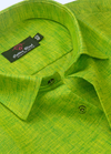 Linen Cotton Dual Tone Parrot Colour For Men's Shirts