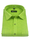 Linen Jute Parrot Colour Shirt For Men