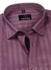 Linen 70% Lee Norwey Lining Light Wine Colour Shirt for Men