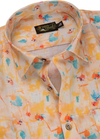 Linen Rusiyano Digital Print Mango With Sky Multicolour Men’s Shirt