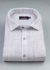 Linen Jute Steel Grey Colour Men's Shirt