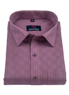 Linen Jute Wine Colour with Golden Line Shirt for Men