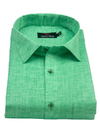 Linen cotton sea green color Men's shirt