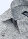 Pure Linen Cotton Khadi Shed Carban Black Grey Touch