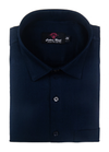 Blended Linen Navy Blue Shirt for Men