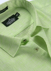 Pure Linen Cotton Khadi Shed Parrot Colour