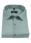 Linen Jute Mint Colour Shirt For Men