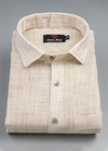 Linen Jute Light Foam Colour Men's Shirt