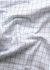 Linen White With Mint Green Colour Shirt For Men
