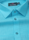 Linen 60 Lea Classic Sky Blue Colour Men’s Shirt