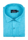 Pure Linen Cotton Khadi Sky Blue Colour for Men's Shirt