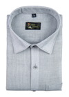 Linen Jute Steel Grey Colour Shirt For Men