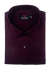 Blended Linen Wine Shirt for Men
