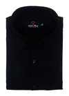 Blended Linen 60 Lea Jet Black Shirt for Men