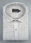 Linen Jute Mehndi Touch Colour Men's Shirt