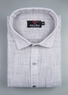 Linen Jute Steel Grey Colour Men's Shirt