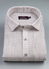 Linen Jute Brownish Colour Men's Shirt