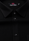 Blended Linen 60 Lee Jet Black Shirt for Men