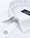 Casa Linen Pure White Shirt for Men