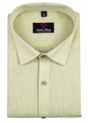 Layocell Linen Small Lining Light Lemon Colour Men’s Shirt