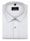 Layocell Linen Small Lining Cream Colour Men’s Shirt
