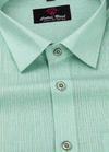 Layocell Linen Small Lining Mint Green Colour Men’s Shirt