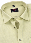 Layocell Linen Small Lining Light Lemon Colour Men’s Shirt
