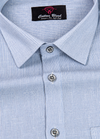 Layocell Linen Small Lining Light Blue Colour Men’s Shirt