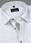 Layocell Linen Small Lining Cream Colour Men’s Shirt