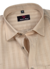Linen 70% Lee Norwey Lining Chikoo Foam Colour Shirt for Men