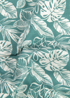 Linen Digital Printed Green Shirt for Men
