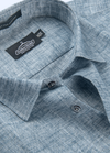 Pure Linen Cotton Khadi Shed 2 Tone Blue Touch