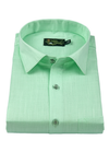 Sunset Royal Linen Light Pista Colour Mens Shirt