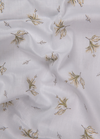 Turkey Linen White Shirt with Mehndi Belgium Print for Men